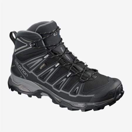 Scarpe Trekking Salomon X ULTRA MID 2 SPIKES GTX Uomo Nere IT 5-I31